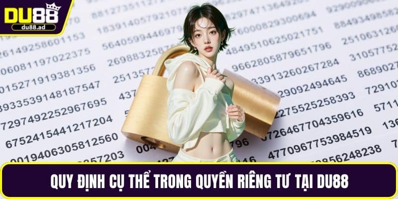 Quy định cụ thể trong quyền riêng tư tại DU88